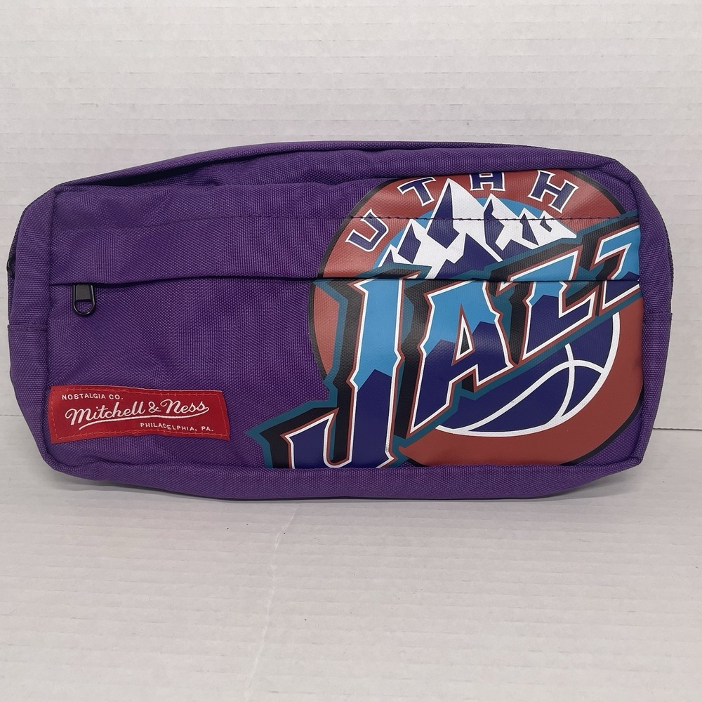 MITCHELL & NESS Utah Jazz Fanny Pack Purple NBA Hardwood Classics NWOT